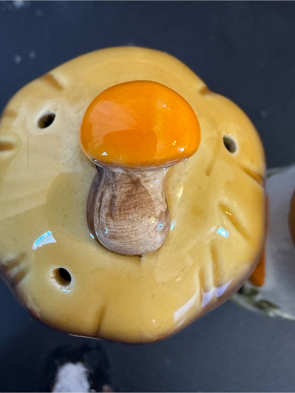 Vintage 1970s Merry Mushrooms Sears Salt and Pepper / Spice Shakers. - Picture 5 of 8